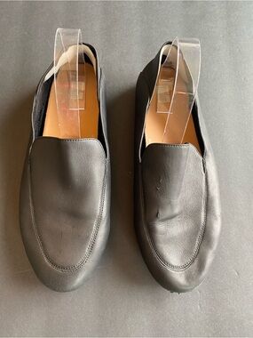 FitFlop Allegro Crush-Back Leather Loafer Black 11